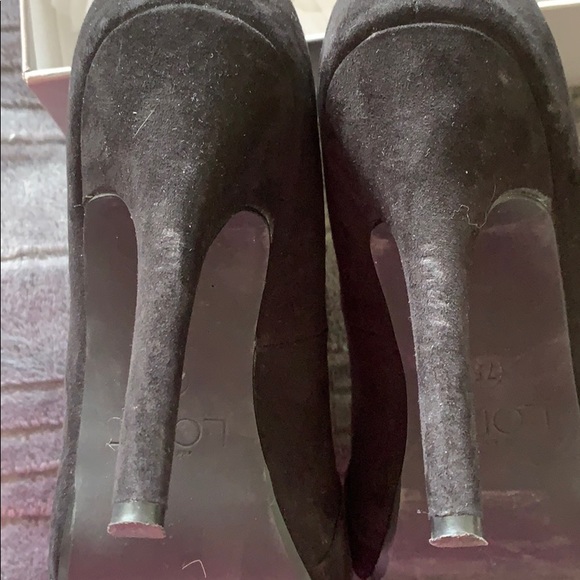 Suede peep toe pumps - Picture 6 of 6